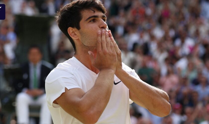 Keine Chance für Djokovic: Carlos Alcaraz gewinnt Wimbledon-Finale eindrucksvoll