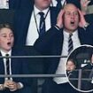 Prince William and Prince George jump out of their seats and shout with joy after England equalised against Spain in Euros 2024 final (but their joy is short-lived!)