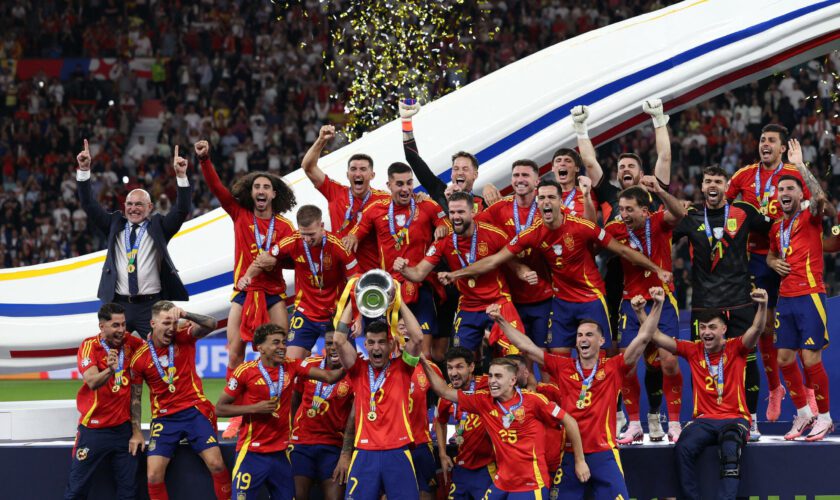 Euro 2024 : l'Espagne remporte la finale et son quatrième titre européen