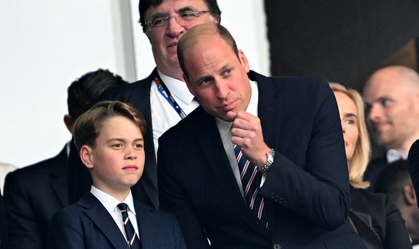 Prince William, Prince George surprise fans at Euro Final after Kate Middleton’s Wimbledon appearance