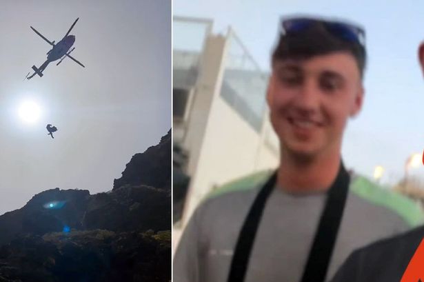 Jay Slater: Moment chopper carries out airlift over 'inaccessible' mountain ravine after body found