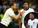 Jude Bellingham 'lost it with Gareth Southgate' during unseen second-half exchange in England's Euro 2024 final defeat by Spain