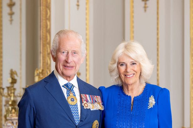 New royal portrait of King Charles and Queen Camilla released amid security scare and frisky cows