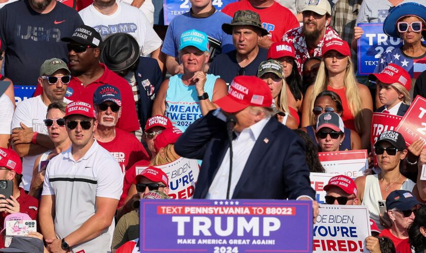 Photographer captures iconic image of bullet whizzing past Trump at Pennsylvania rally