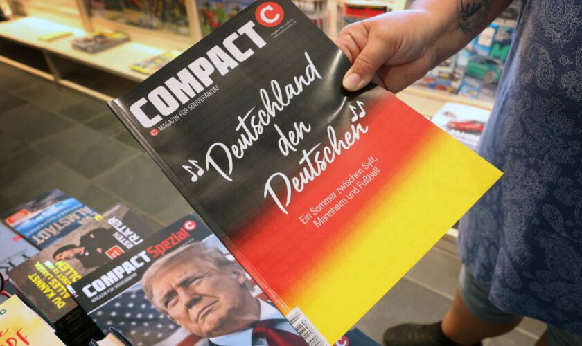 Le magazine d’extrême droite “Compact” interdit en Allemagne