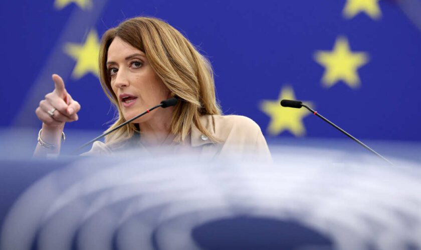 Roberta Metsola réélue à la tête du Parlement européen avec une majorité record