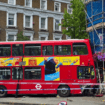 The bus crash took place around 2.30pm on Tuesday