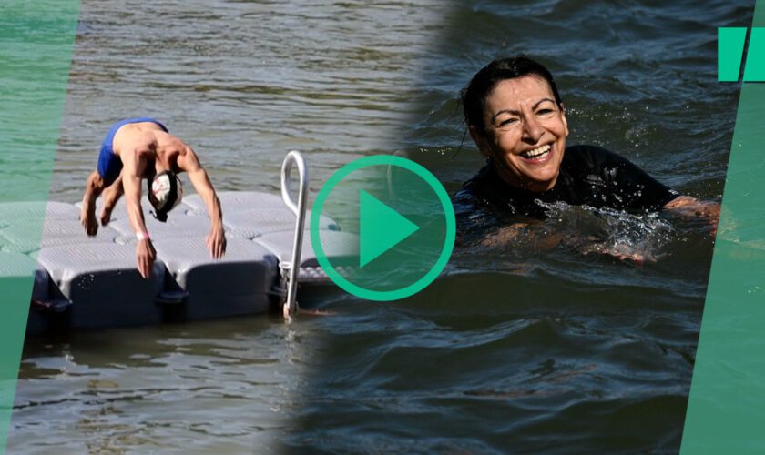 Anne Hidalgo se baigne dans la Seine, « Le HuffPost » a fait le test aussi