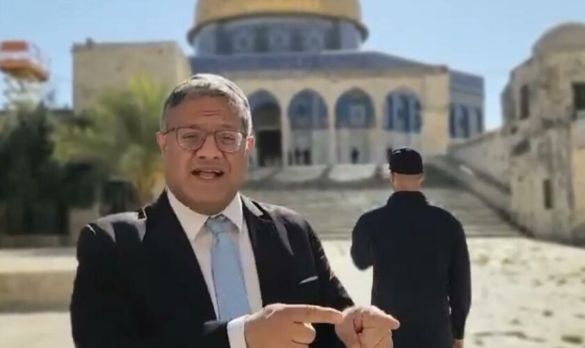 Jerusalem: Minister Ben-Gvir provoziert mit Gebet auf Tempelberg