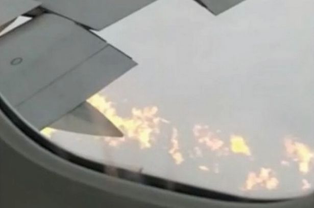 Terrifying mid-air fuel leak sparked fire on Delta plane forcing flight to divert