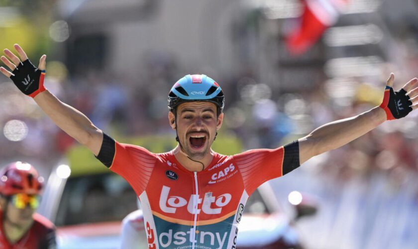 Le Belge Victor Campenaerts remporte sa première victoire sur le Tour de France à Barcelonnette