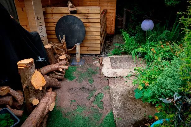 'Disgusting' sewage overflow floods garden killing all fish in couple's pond