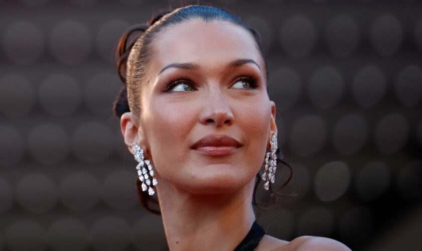 Bella Hadid at the Canne Film Festival. File pic: Reuters