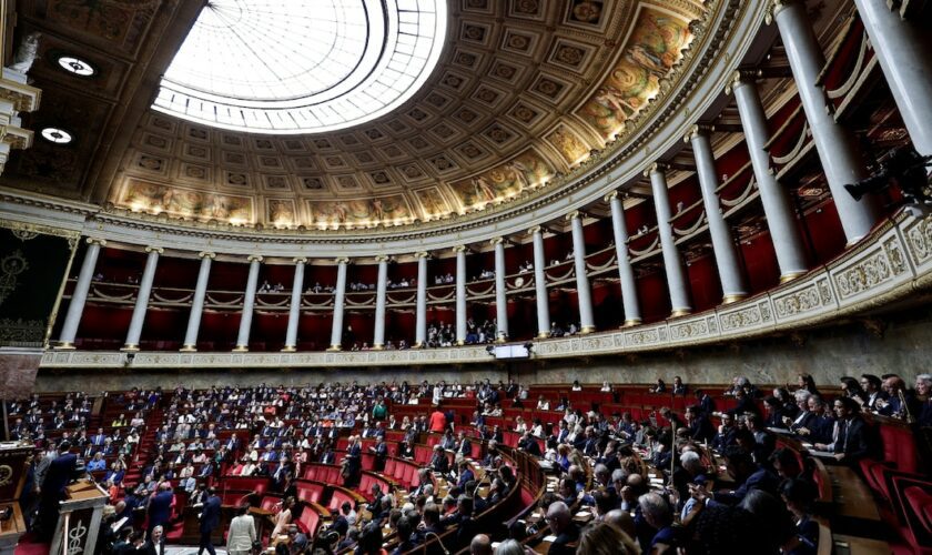 L'hémicycle de l'Assemblée nationale à Paris, le 18 juillet 2024