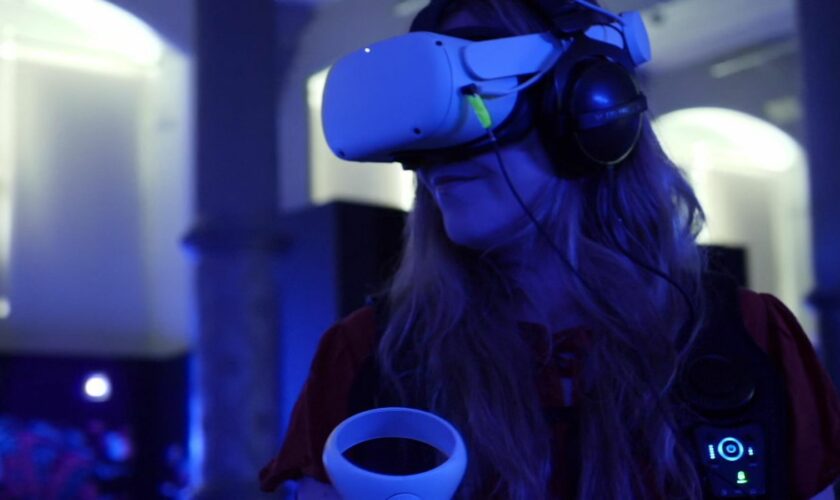 The film, In Pursuit of Repetitive Beats, sees the user become a character in a scene using VR