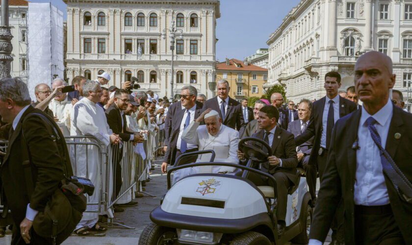 A Trieste, le pape fustige la «culture du rejet» et les «tentations populistes»