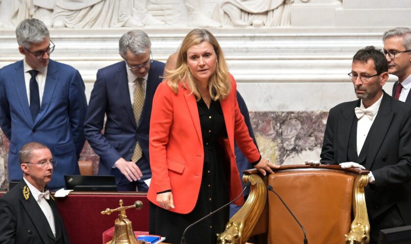 La présidente de l'Assemblée nationale nouvellement réélue,Yaël Braun-Pivet, à Paris, le 18 juillet 2024.