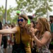 Demonstrators sprayed tourists with water pistols as part of demonstrations this month. Pic: AP