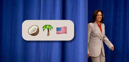 Kamala Harris: Kokosnuss und Palme - was hat es mit den Emojis auf sich?