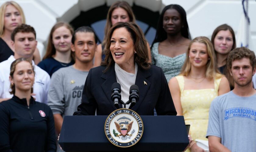 Kamala Harris vows to win presidential election as she begins first day of campaigning