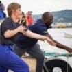 Sandra Hüller tauft Rettungsschiff für Geflüchtete im Mittelmeer