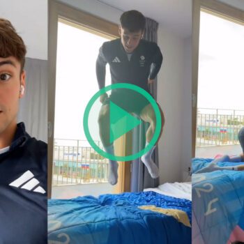 JO de Paris 2024 : le plongeur Tom Daley a (bien) testé la solidité des lits en cartons du village olympique