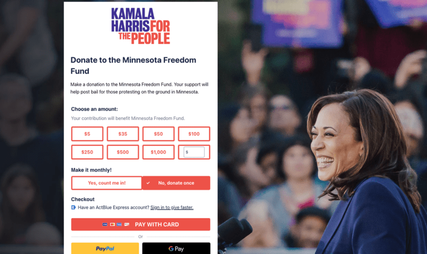 Kamala Harris-backed 'Freedom Fund' that put murderers, rapists back on streets still up and running