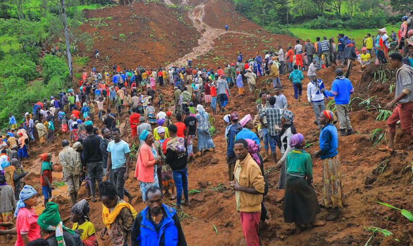 Au moins 157 morts dans des glissements de terrain en Ethiopie