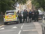 British soldier rushed to hospital by air ambulance after 'serious stabbing' near army barracks as police hold suspect, 24, on suspicion of attempted murder