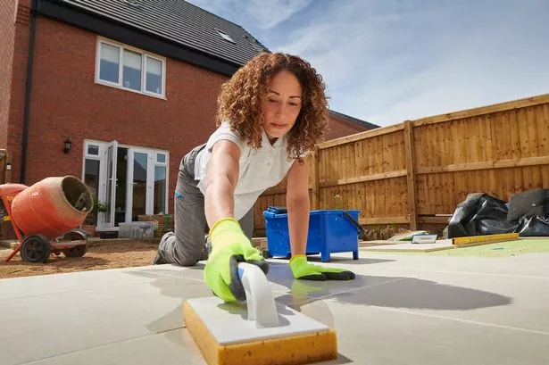 Make your patio look brand new with this 10p hack - and no power washer