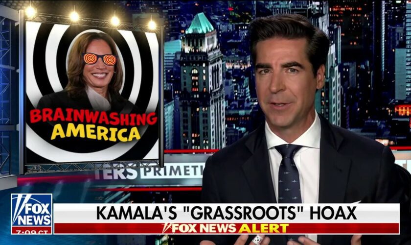 JESSE WATTERS: Kamala Harris is now 'a crime fighter'