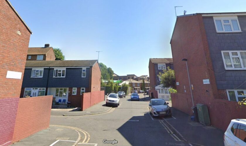 Police were called to reports of a stabbing in Stellman Close, Hackney. Pic: Google Street View