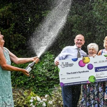 Family wins £1m in National Lottery after playing the same numbers for 30 years