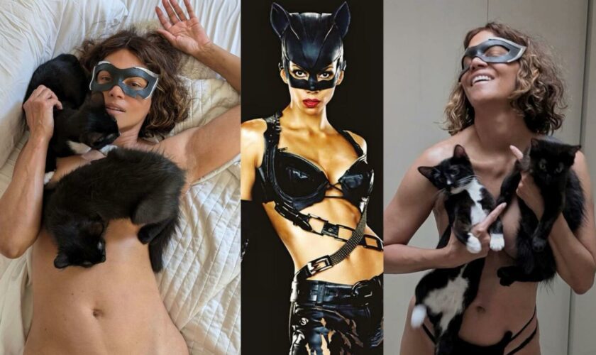 Halle Berry et ses chats célèbrent les 20 ans de « Catwoman » sur Instagram