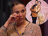 Amanda Abbington is flooded with supportive messages after bombshell Channel 4 interview during which emotional actress compared Strictly Come Dancing to 'the trenches'