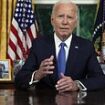 Biden mumbles as he reveals why he decided to 'pass the torch' and insists he could have served four more years as president in address to nation