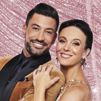 For use in UK, Ireland or Benelux countries only Undated BBC handout photo of Giovanni Pernice and Amanda Abbington. The actress has left the BBC's Strictly Come Dancing competition, Fleur East announced on behalf of a Strictly spokesperson on the BBC Two spin off show It Takes Two. Issue date: Monday October 23, 2023.