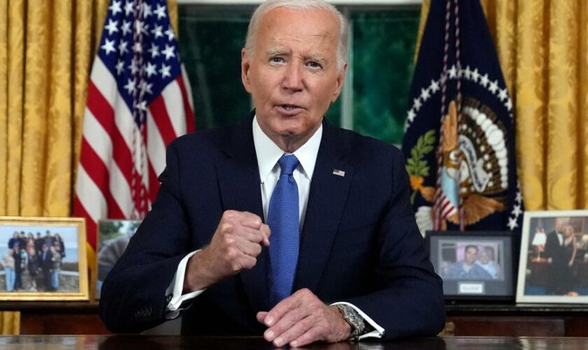 Sein Alter erwähnt Biden mit keinem Wort