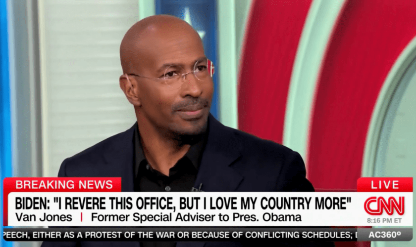 CNN's Van Jones emotionally praises Biden as a 'hero' who 'fell on his sword' by exiting 2024 race