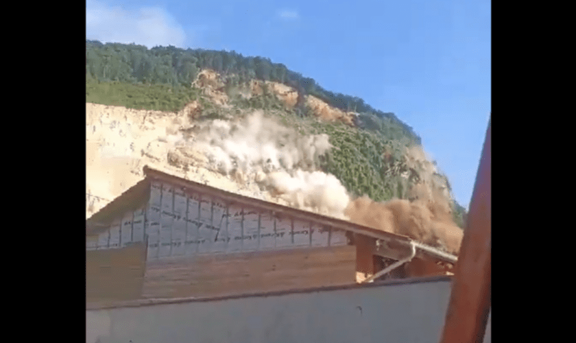 Isère : éboulement de montagne impressionnant à La Rivière, une cellule de crise activée