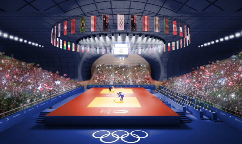 JO Paris 2024 : de la poussière et des tatamis remplacés, la salle de judo n’est pas prête