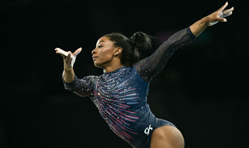 JO Paris 2024 : Simone Biles ressort son saut d’anthologie à l’entraînement avec l’équipe américaine