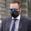 Metropolitan Police officer Craig Carter leaves Westminster Magistrates' Court in June. Pic: PA