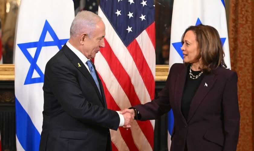 Kamala Harris promet de ne pas "rester silencieuse" sur Gaza après son entretien avec Netanyahou