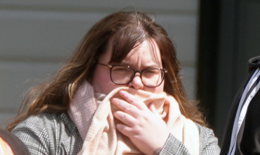 Prison employee Kelsey Calvert, 28, arrives at Teesside Crown Court, Middlesbrough, where she is charged with an alleged inappropriate relationship with an inmate at Holme House Prison, Teesside. She is also accused of bringing codeine into the prison. Picture date: Friday July 26, 2024.