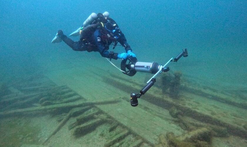 Wreckage of schooner that sank in 1893 found in Lake Michigan