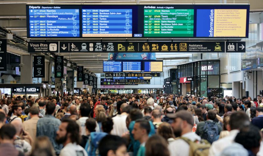 Attaque contre le réseau TGV de la SNCF : « Aucun train » à Montparnasse jusqu’à 13 heures