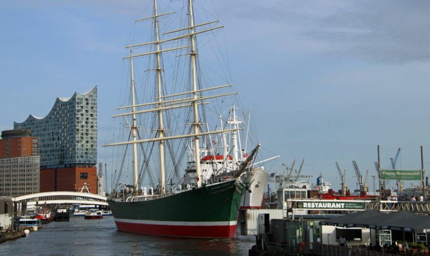 128 Jahre altes Segelschiff: Hamburgs "Rickmer Rickmers" wird generalüberholt