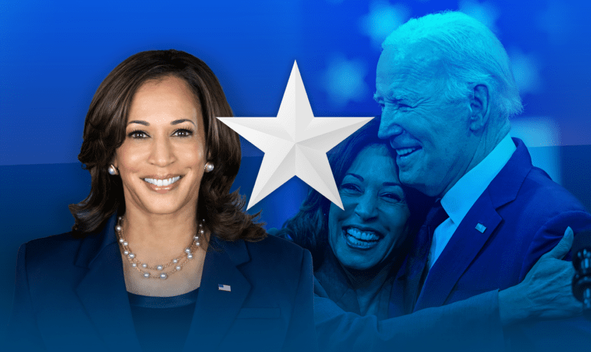 Kamala Harris and Joe Biden