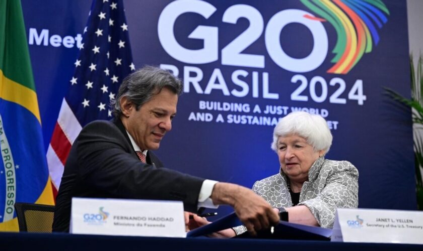 À Rio, le G20 s'engage à "coopérer" pour taxer les super-riches